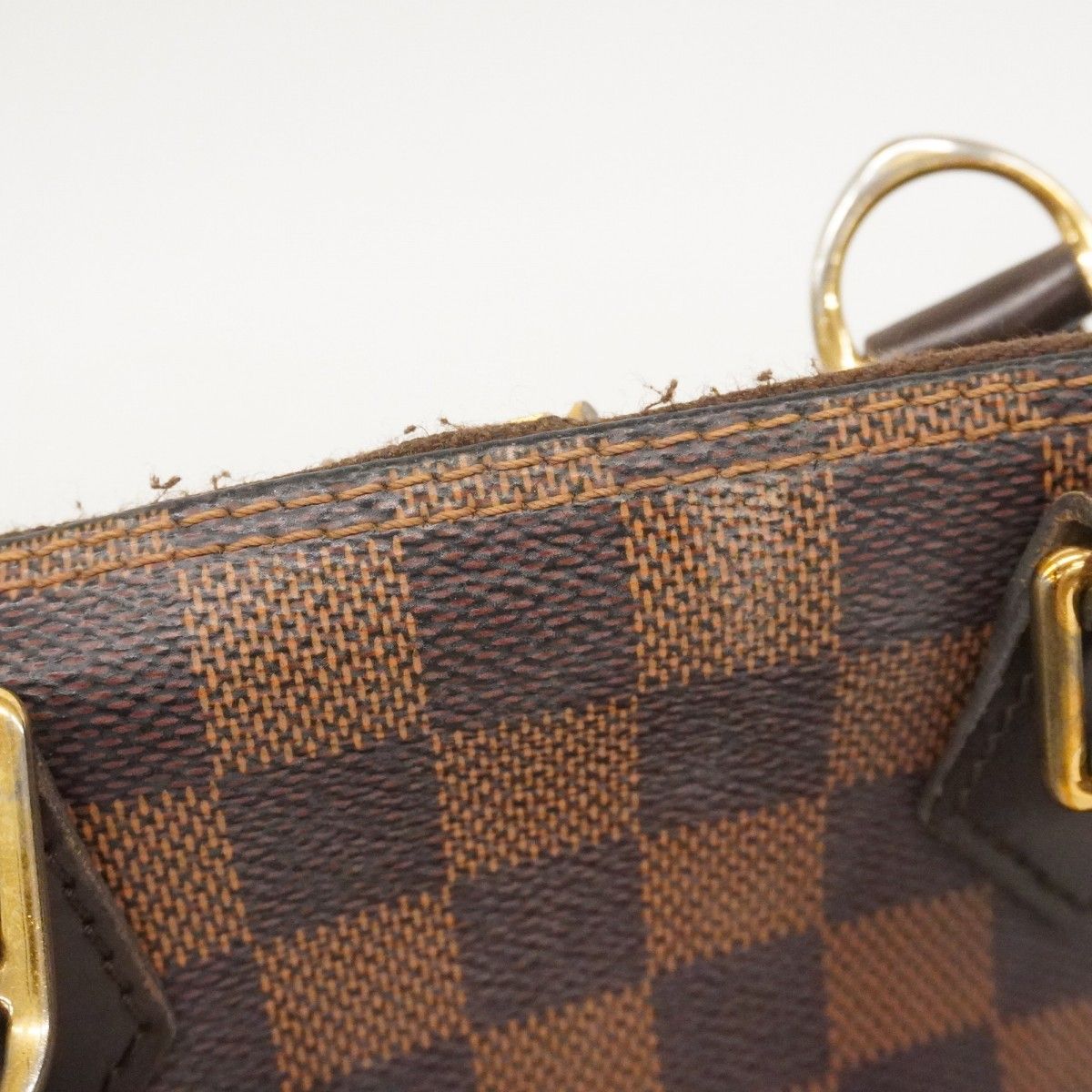 Louis Vuitton Handbag Damier Alma BB Ebene 2-Way Bag