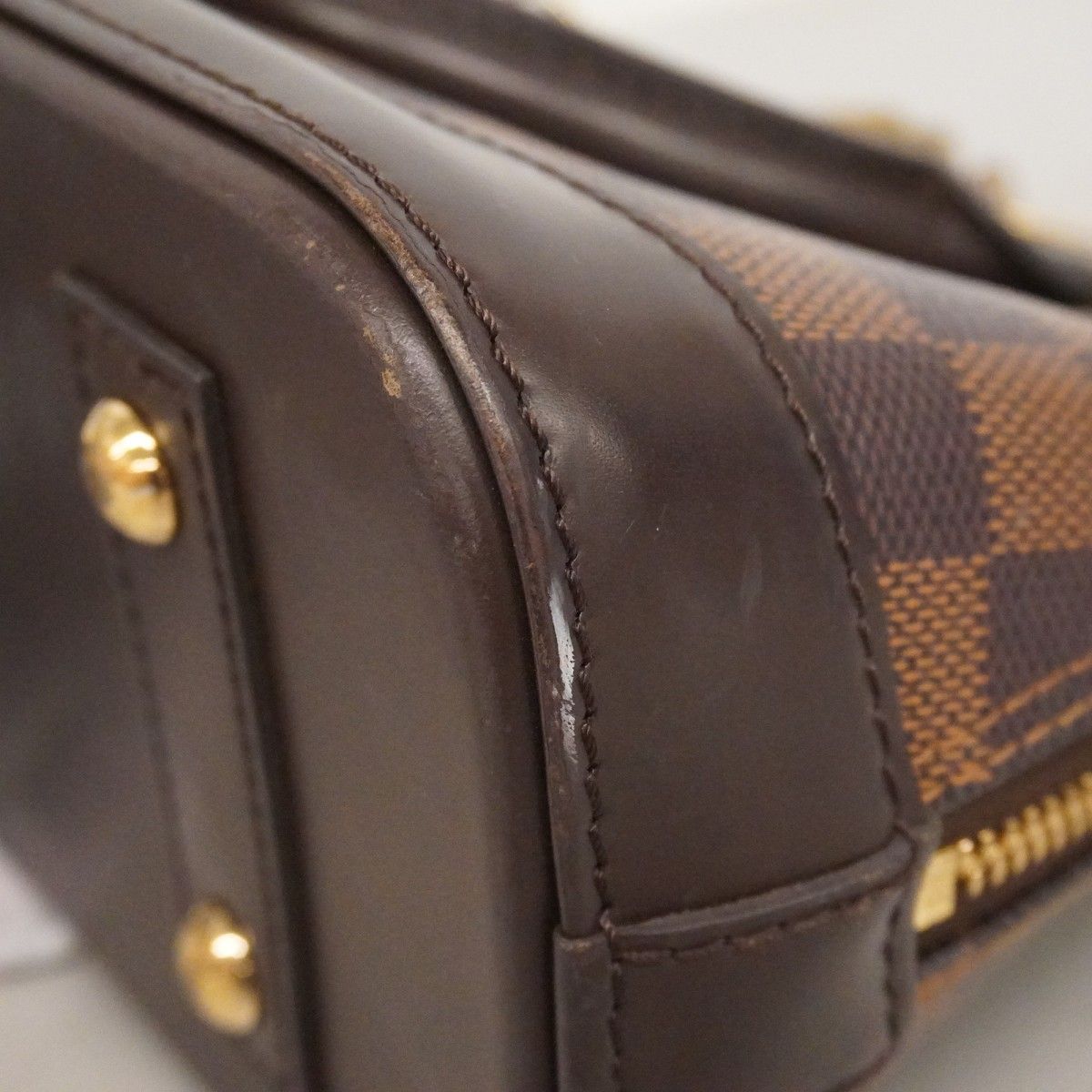Louis Vuitton Handbag Damier Alma BB Ebene 2-Way Bag
