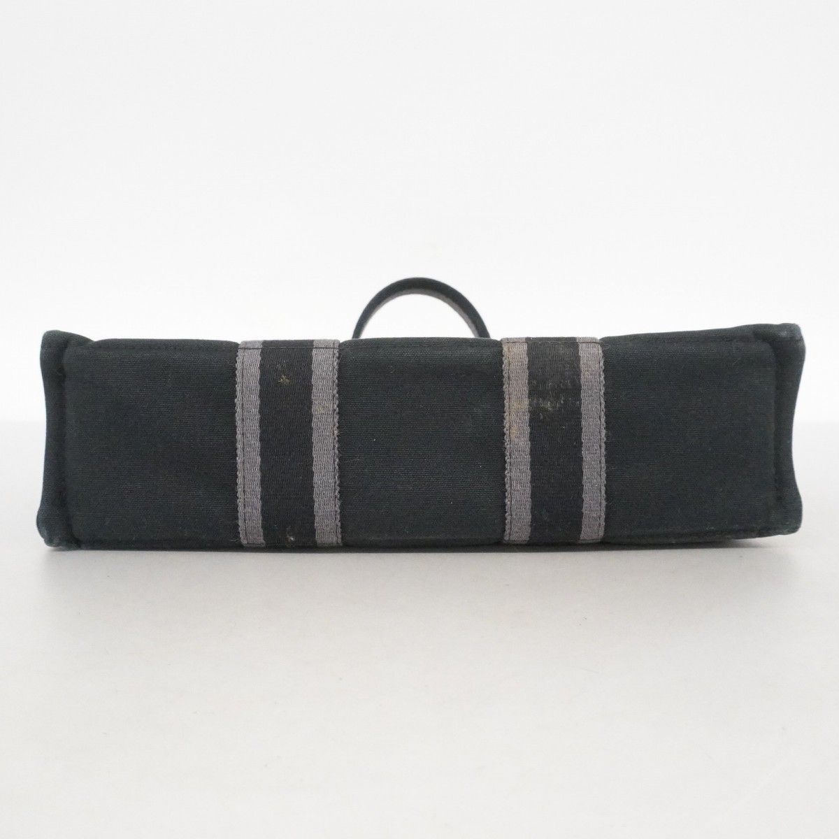 Hermes Handbag Fourre Tout PM Canvas Black Silver