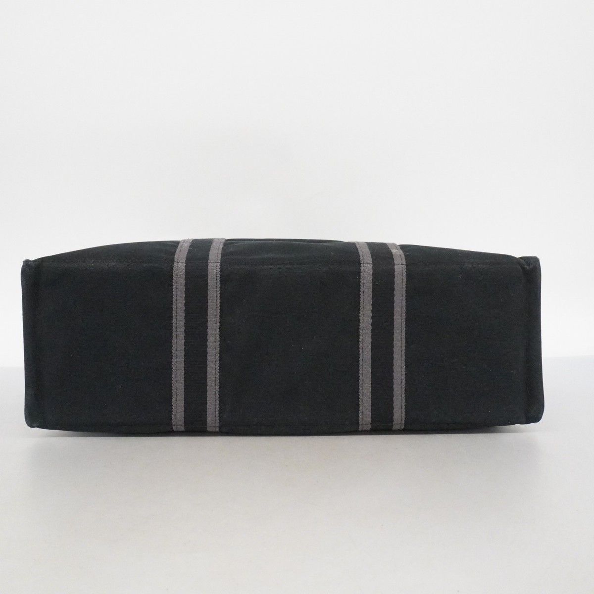 Hermes Tote Fourre Tout GM Canvas Black Silver