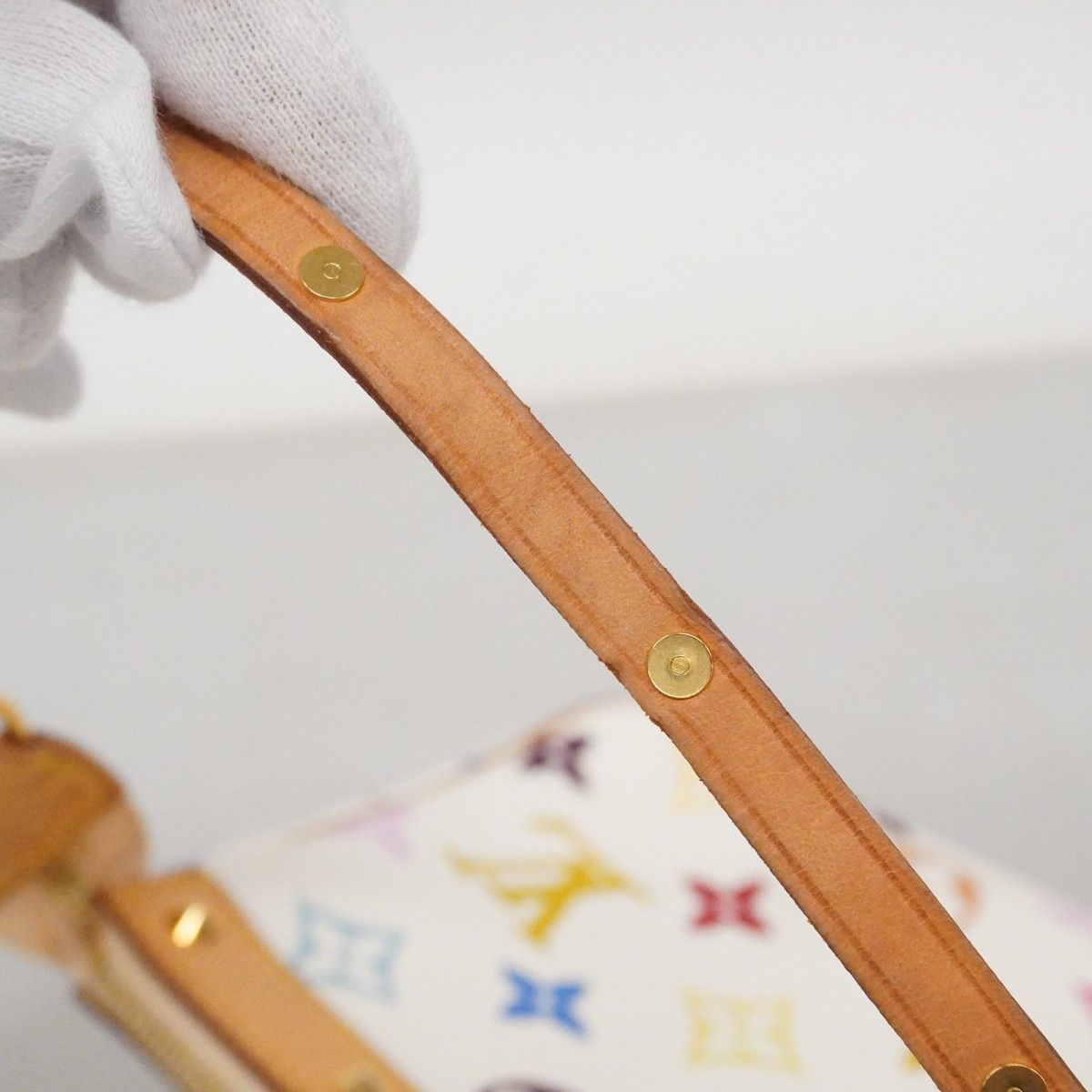 Louis Vuitton Pouch Monogram Multicolor Pochette Blanc