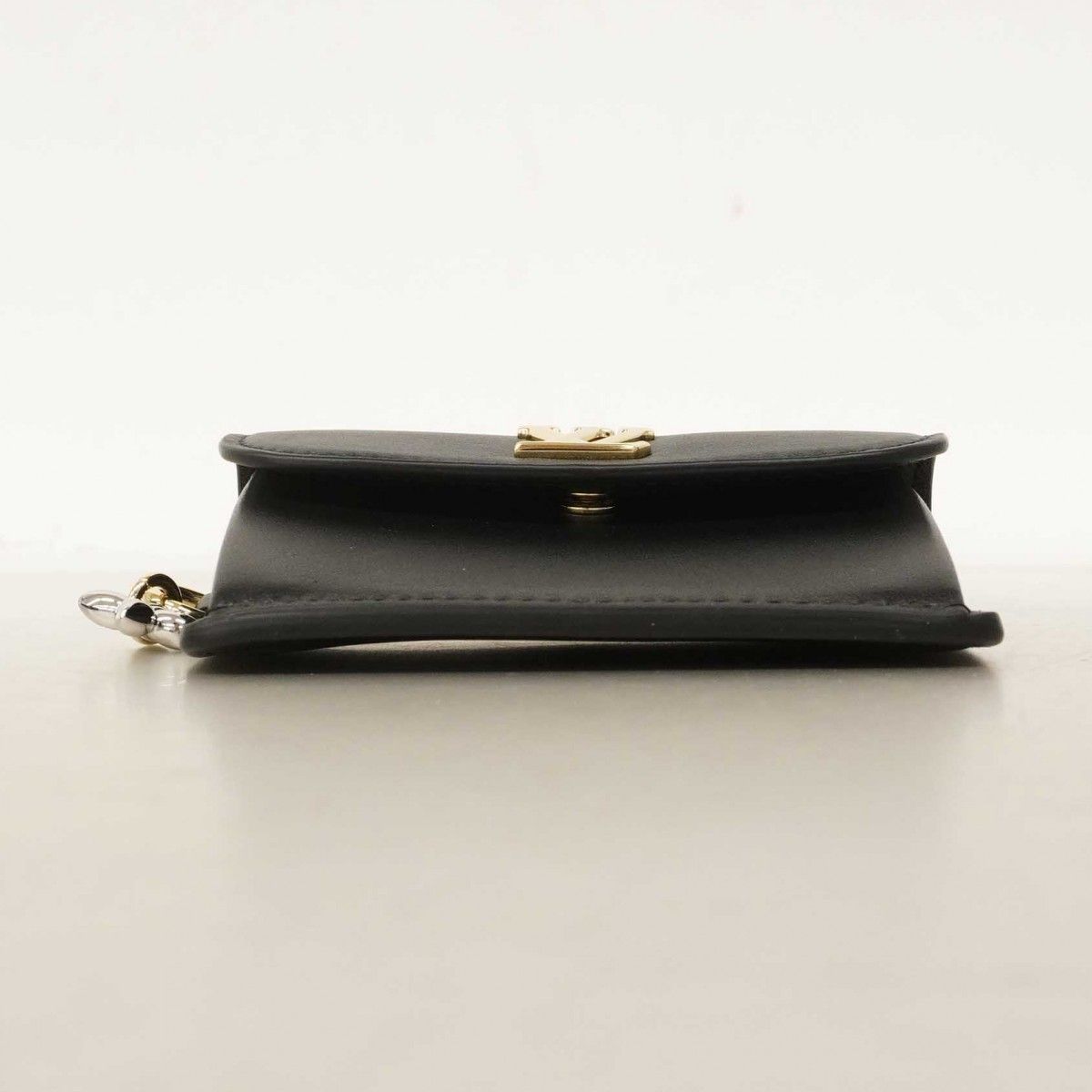 Louis Vuitton Card Case LV Blue M Holder Recto Verso Black Cles Diss