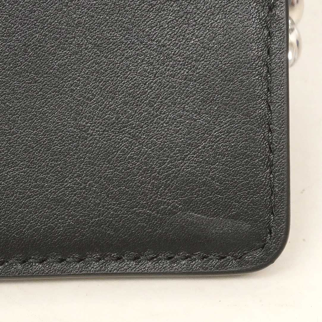 Louis Vuitton Card Case LV Blue M Holder Recto Verso Black Cles Diss