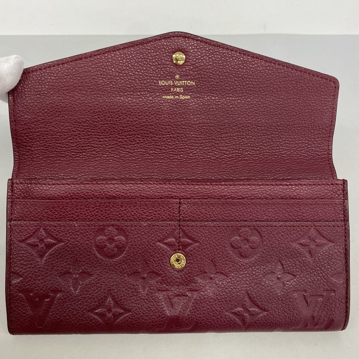 Louis Vuitton Wallet Monogram Empreinte Portefeuille Curilles Aurore