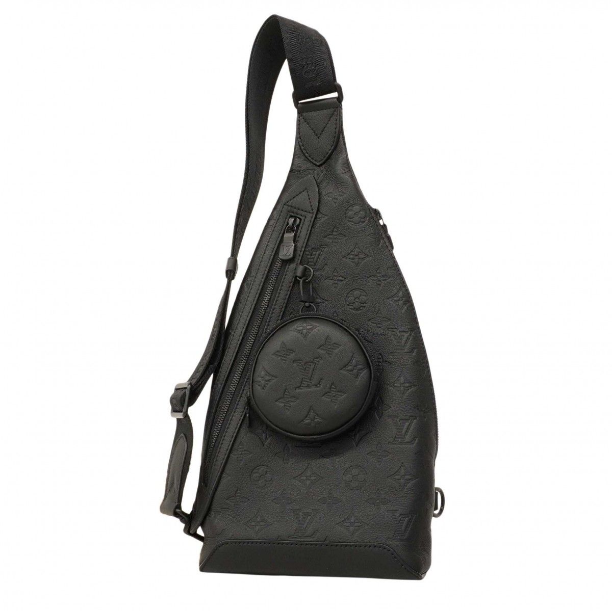 Louis Vuitton Belt Bag Monogram Shadow Duo Black