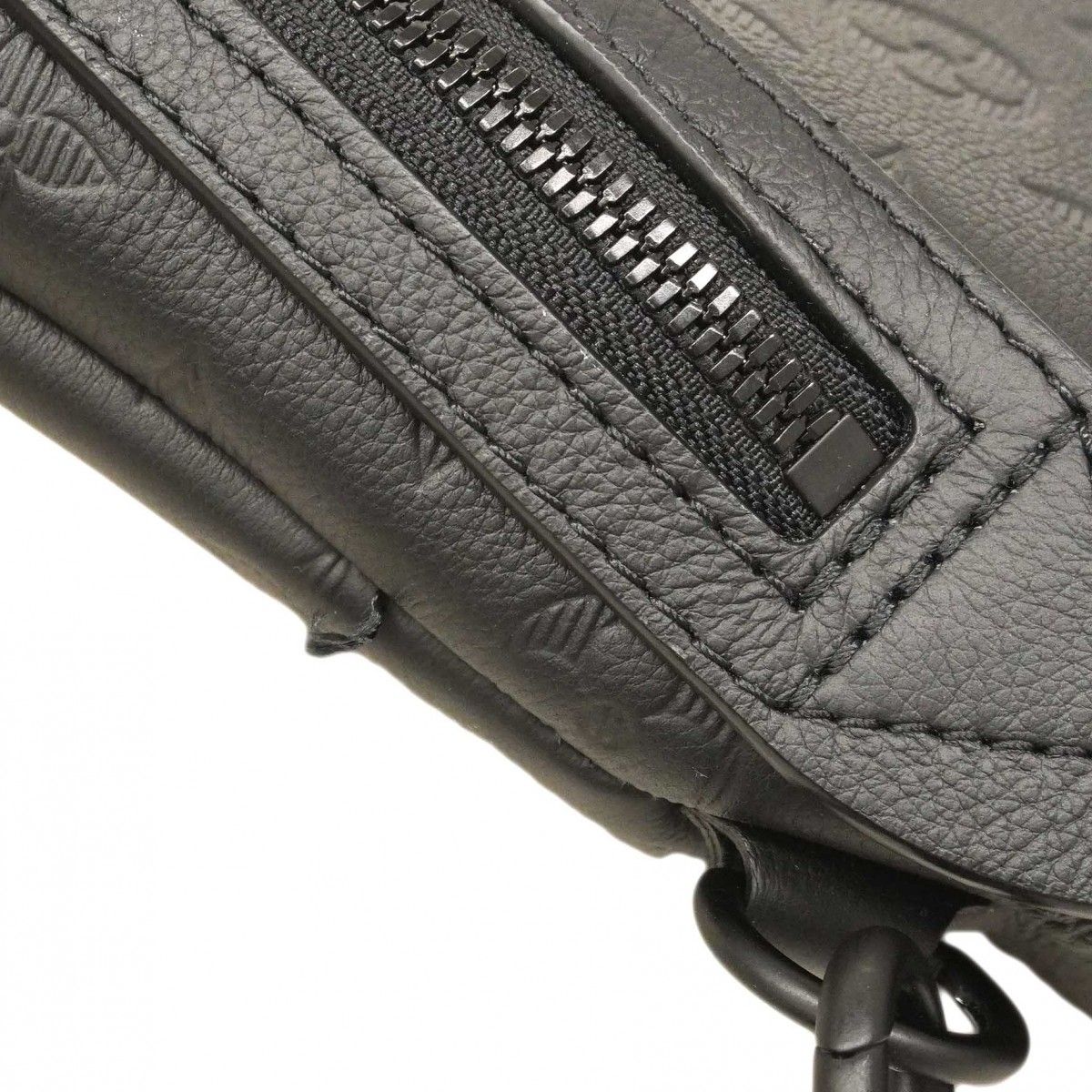 Louis Vuitton Belt Bag Monogram Shadow Duo Black