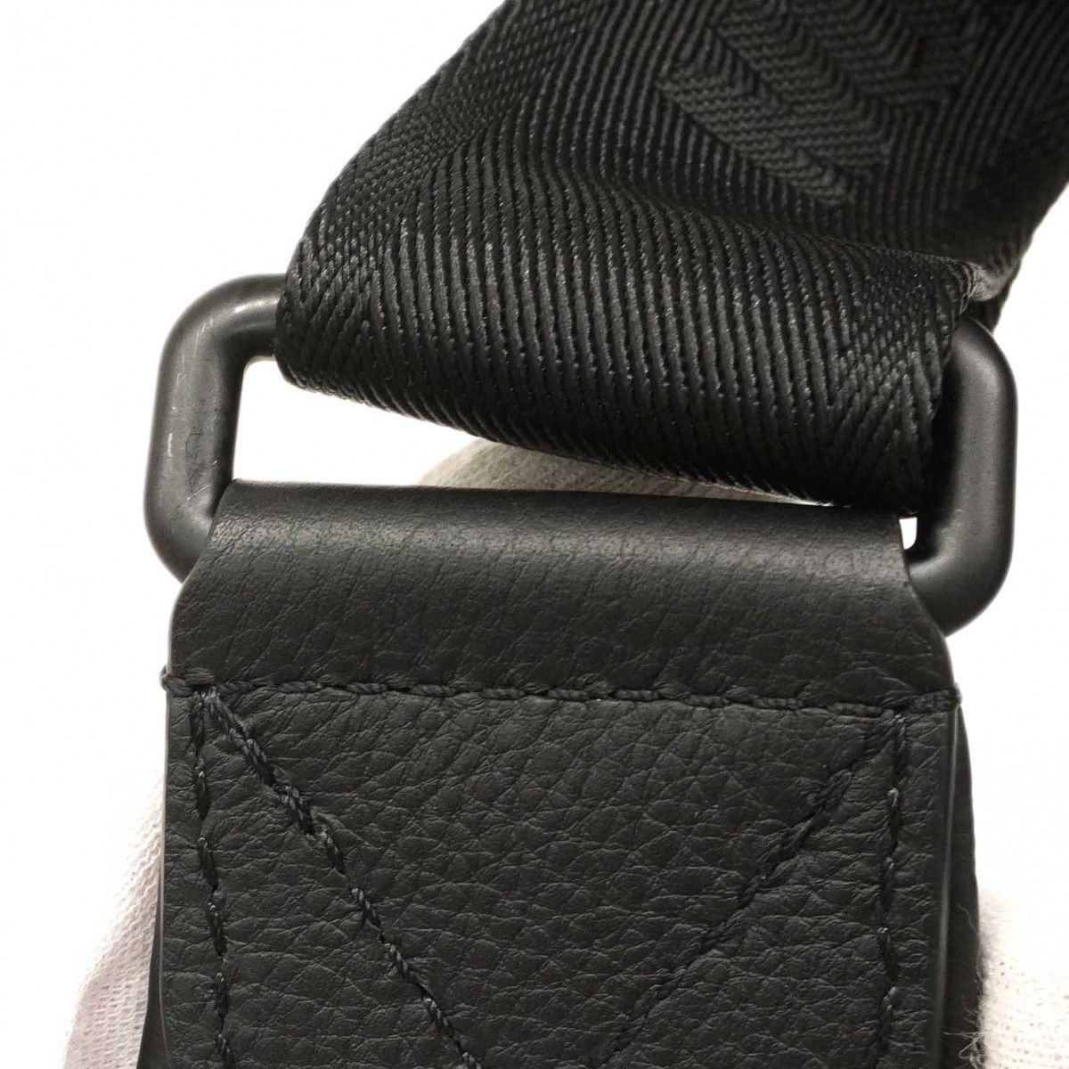 Louis Vuitton Belt Bag Monogram Shadow Duo Black