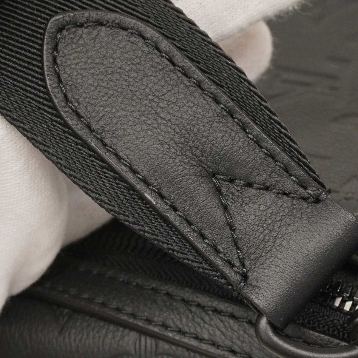 Louis Vuitton Belt Bag Monogram Shadow Duo Black
