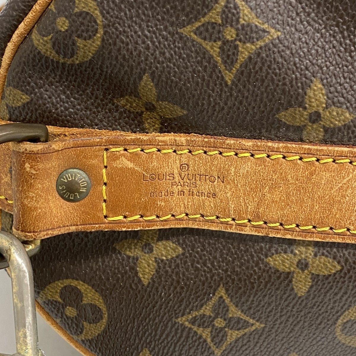 Louis Vuitton Boston Bag Monogram Keepall Bandouliere 50 Brown