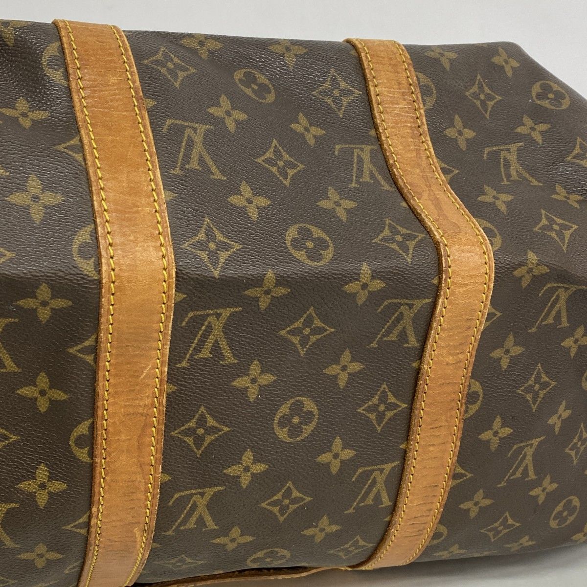 Louis Vuitton Boston Bag Monogram Keepall Bandouliere 50 Brown