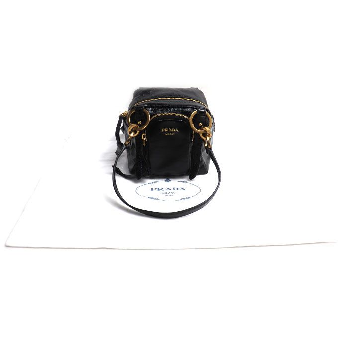 Prada Dangle Handbag Black
