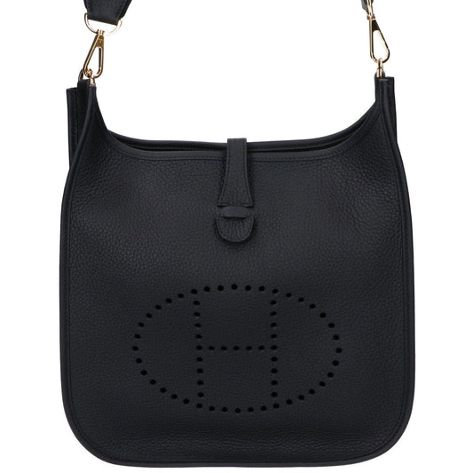 Hermes Taurillon Clemence Gold Evelyne III Trois 29 PM Shoulder Bag