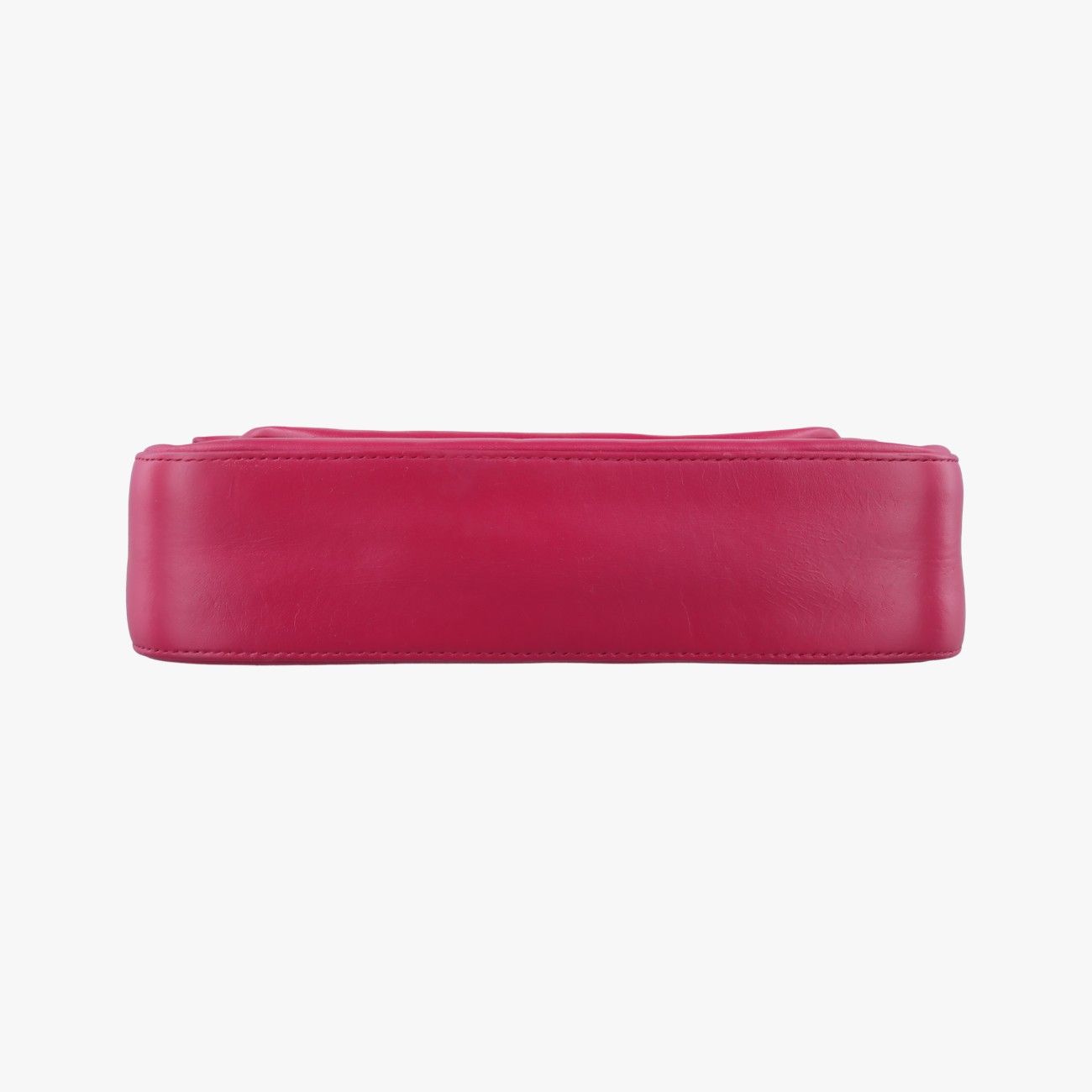 Fendi Be Baguette Rose Red Leather Messenger Bag