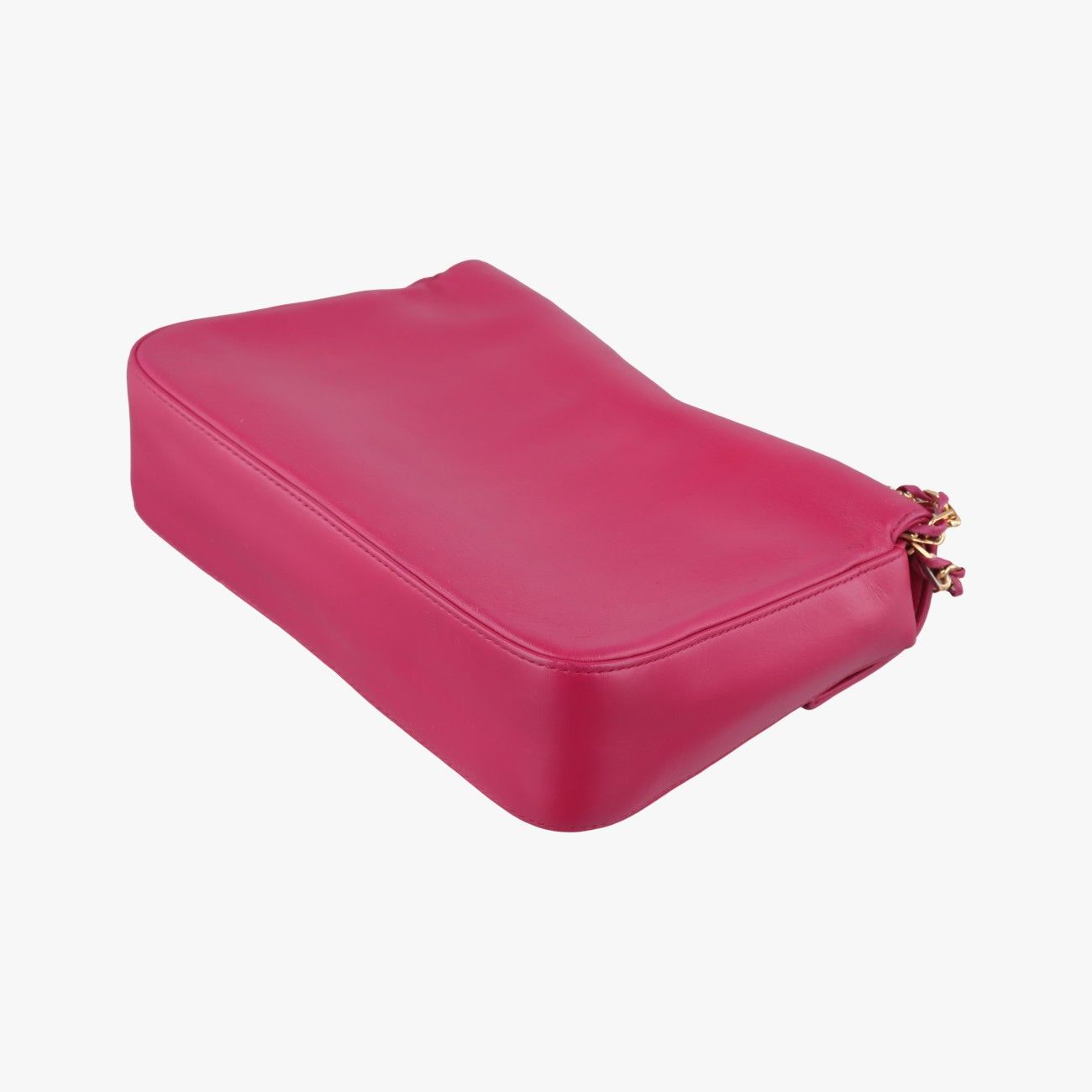 Fendi Be Baguette Rose Red Leather Messenger Bag