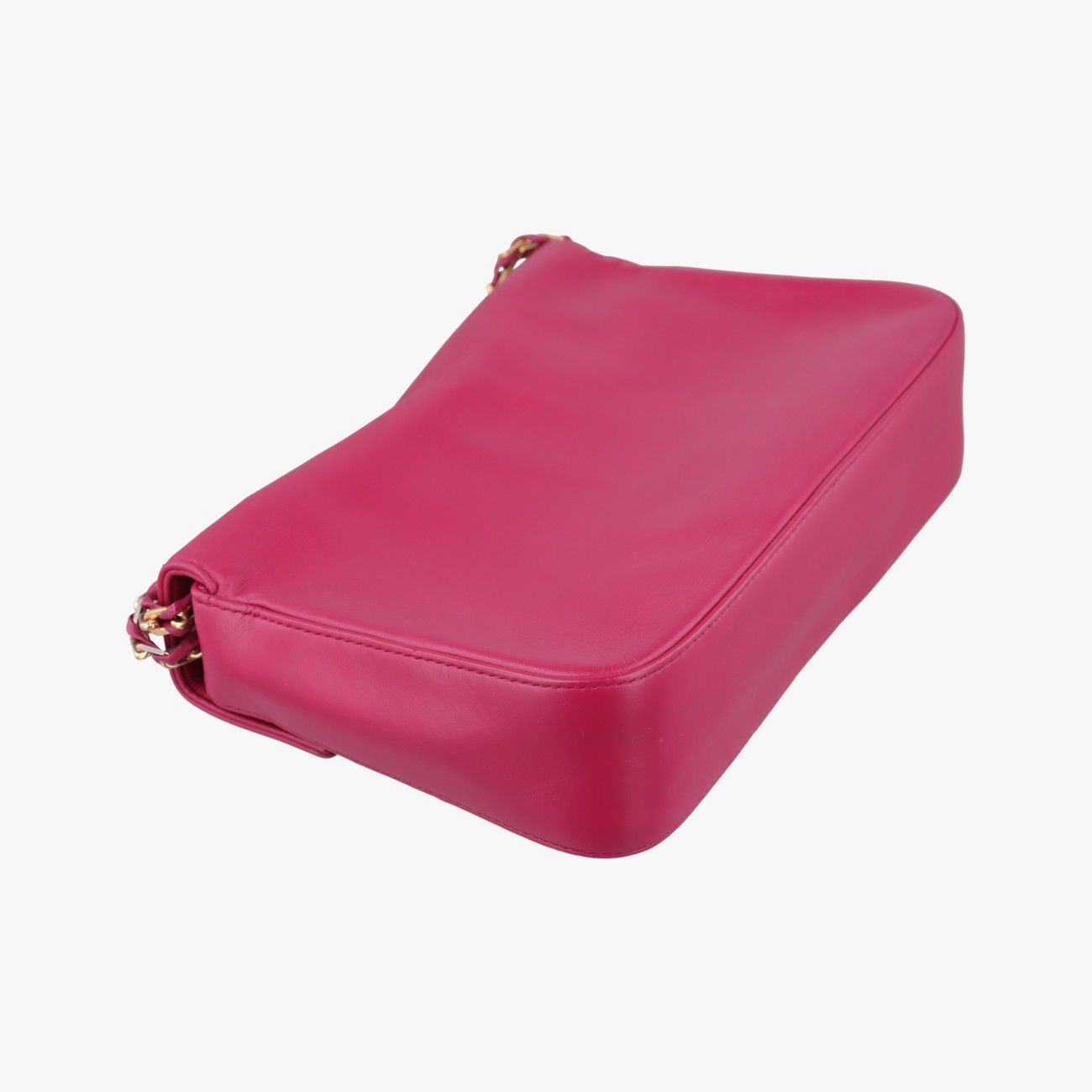 Fendi Be Baguette Rose Red Leather Messenger Bag