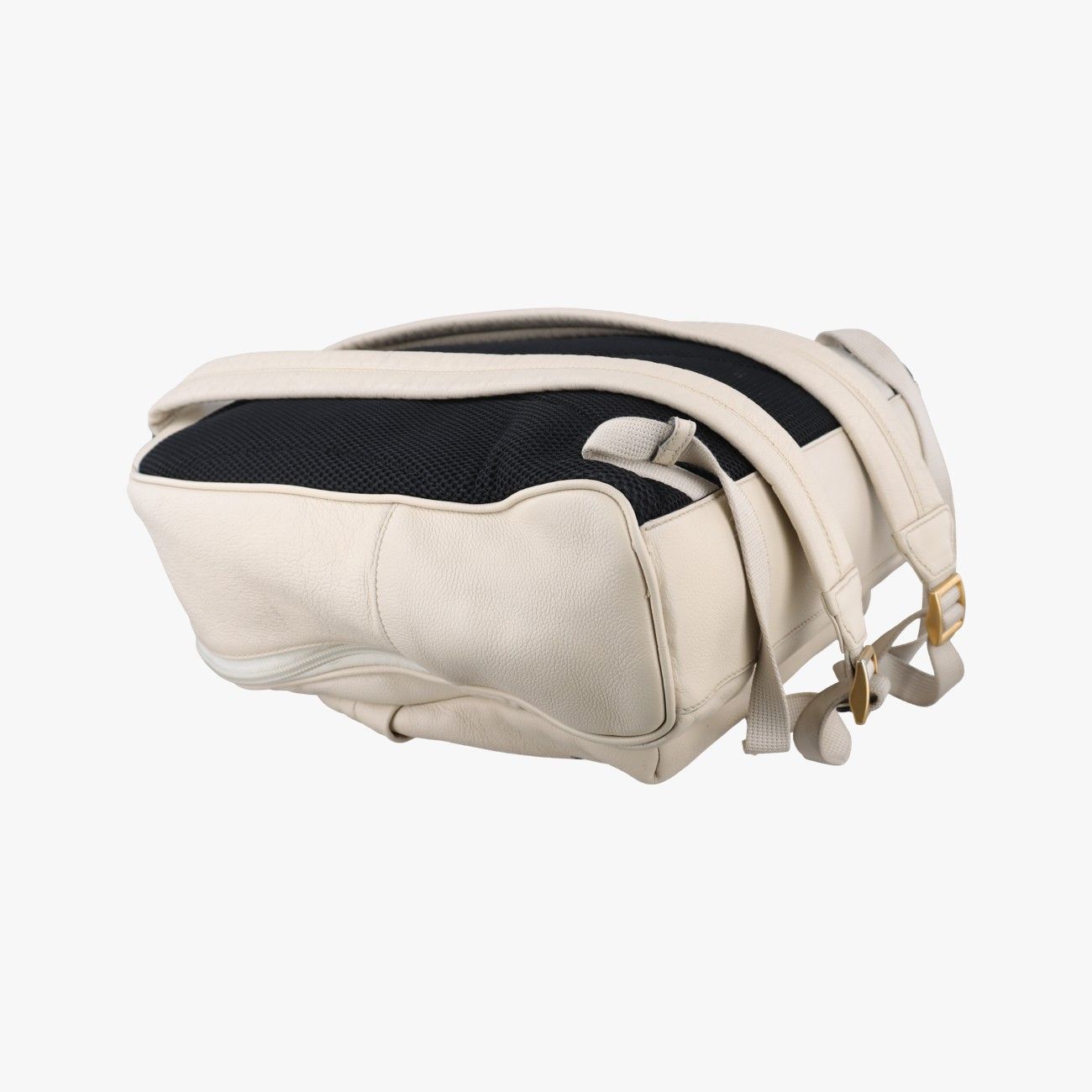 Gucci Print White Leather Backpack