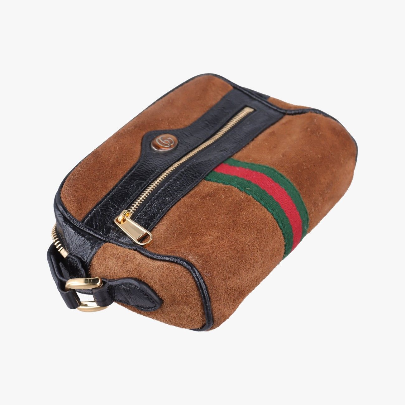 Gucci Ophidia Brown Leather Messenger Bag