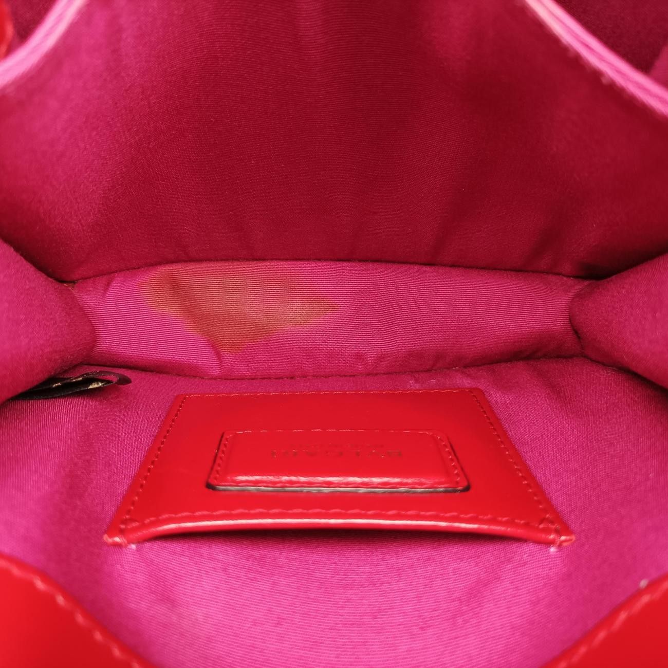 Bvlgari Serpenti Forever Red Leather Messenger Bag