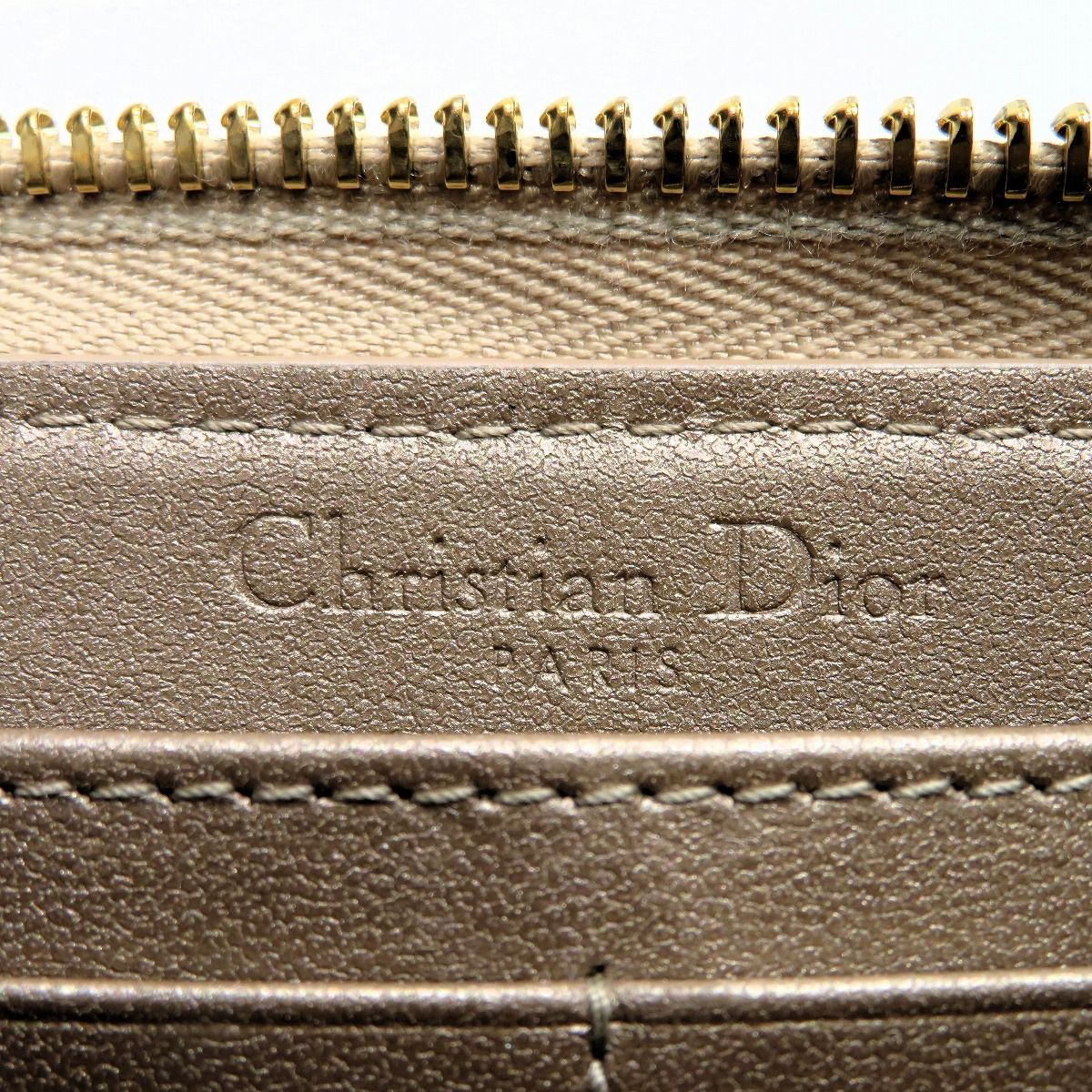 Dior Voyageur Cannage Wallet Leather