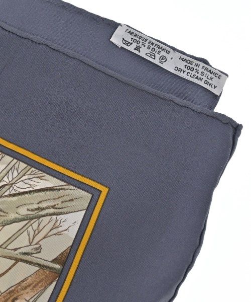 Hermes Bandana Scarf Navy