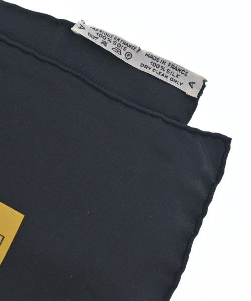 Hermes Bandana Scarf Black
