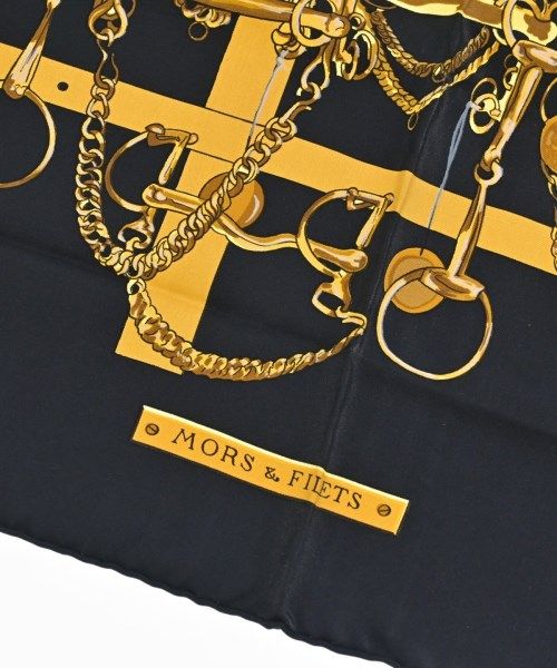 Hermes Bandana Scarf Black