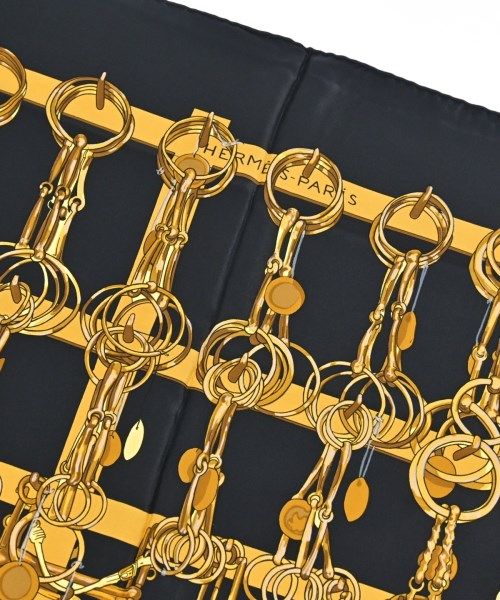 Hermes Bandana Scarf Black