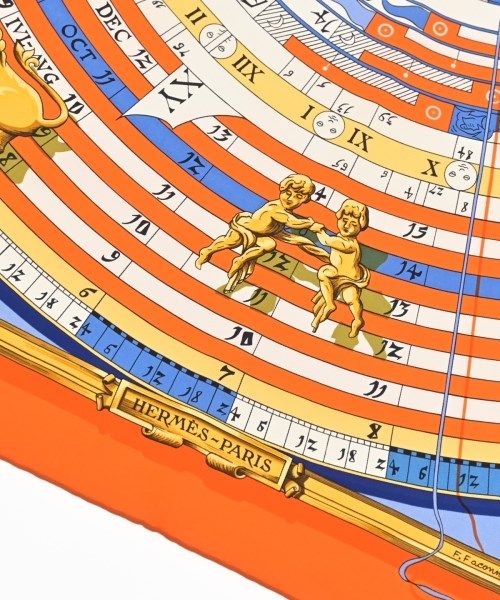 Hermes Bandana Scarf Orange