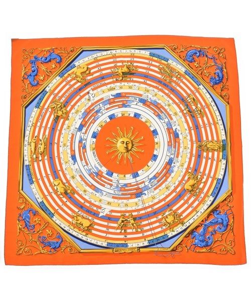 Hermes Bandana Scarf Orange