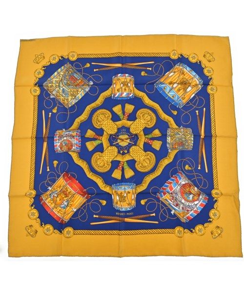 Hermes Bandana Scarf Yellow