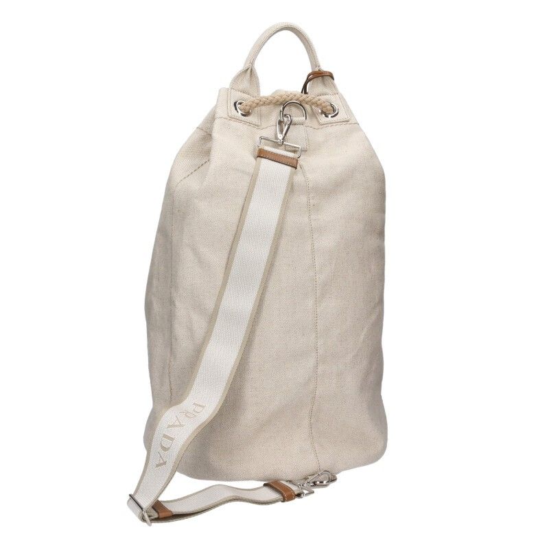Prada Drawstring Duffle Shoulder Bag