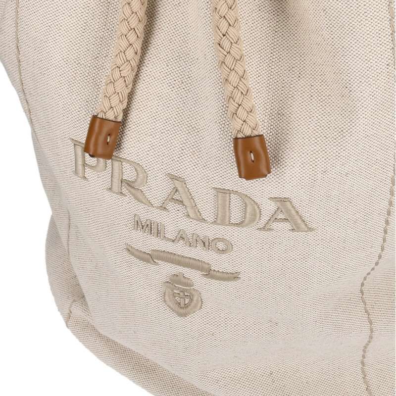 Prada Drawstring Duffle Shoulder Bag
