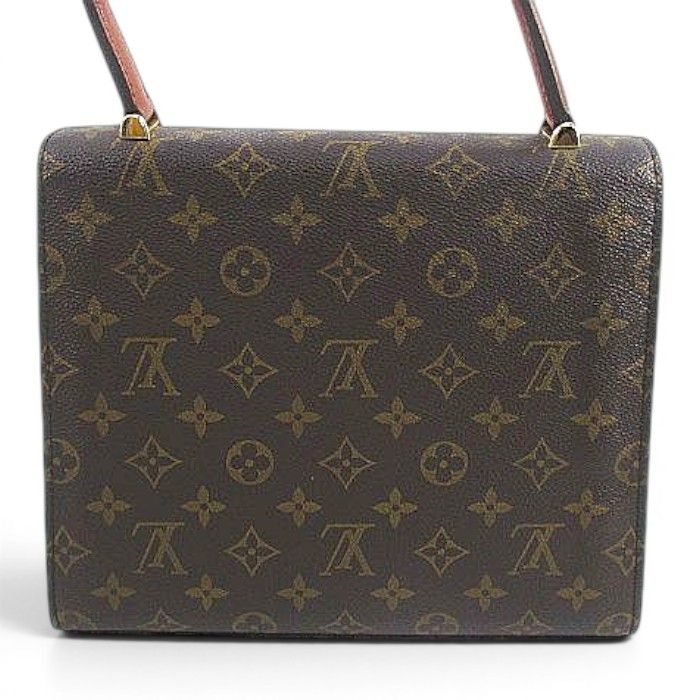 Louis Vuitton Malesherbes Handbag Monogram Brown
