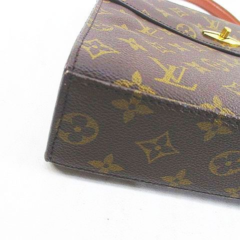 Louis Vuitton Malesherbes Handbag Monogram Brown