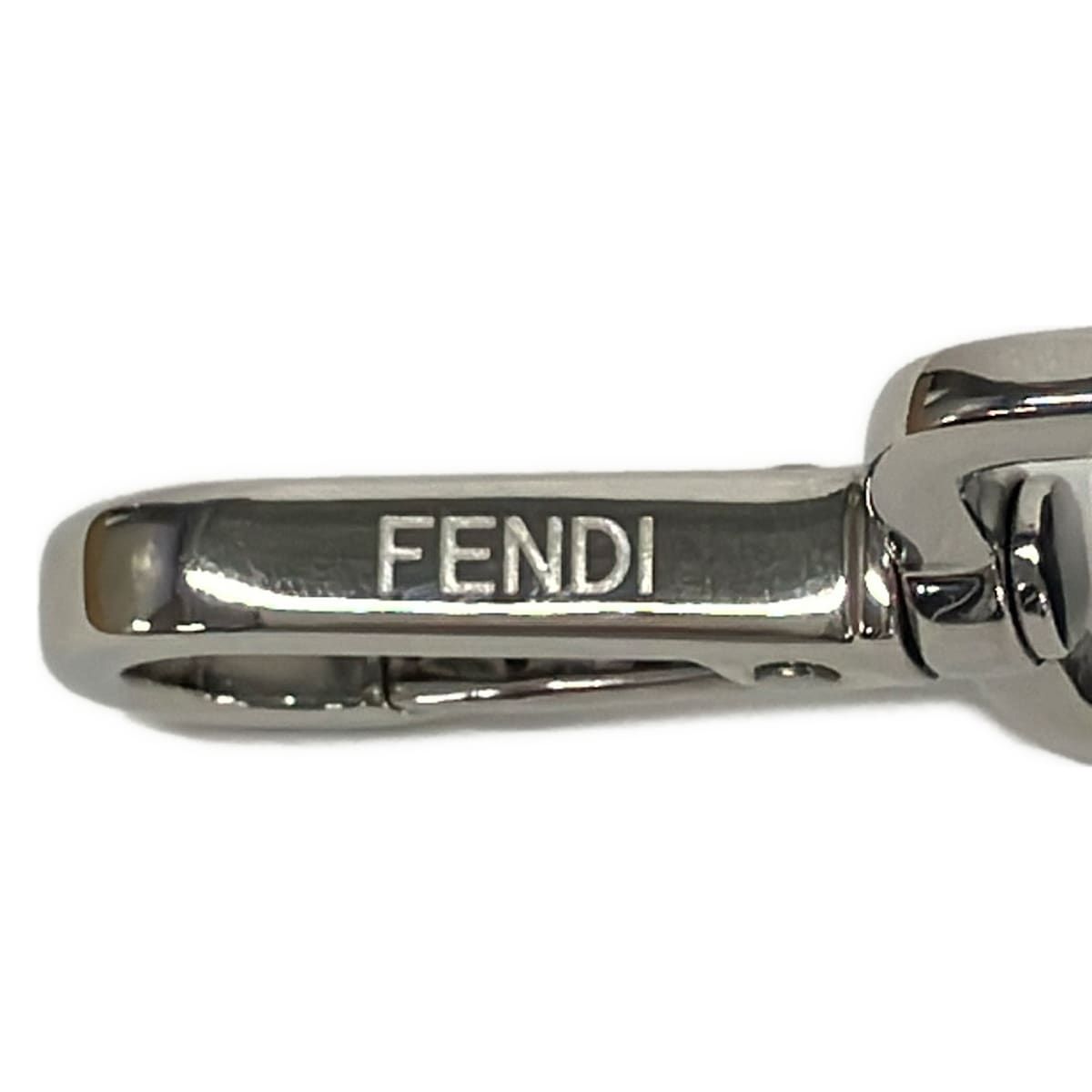 Fendi Shoulder Strap Black Logo Leather