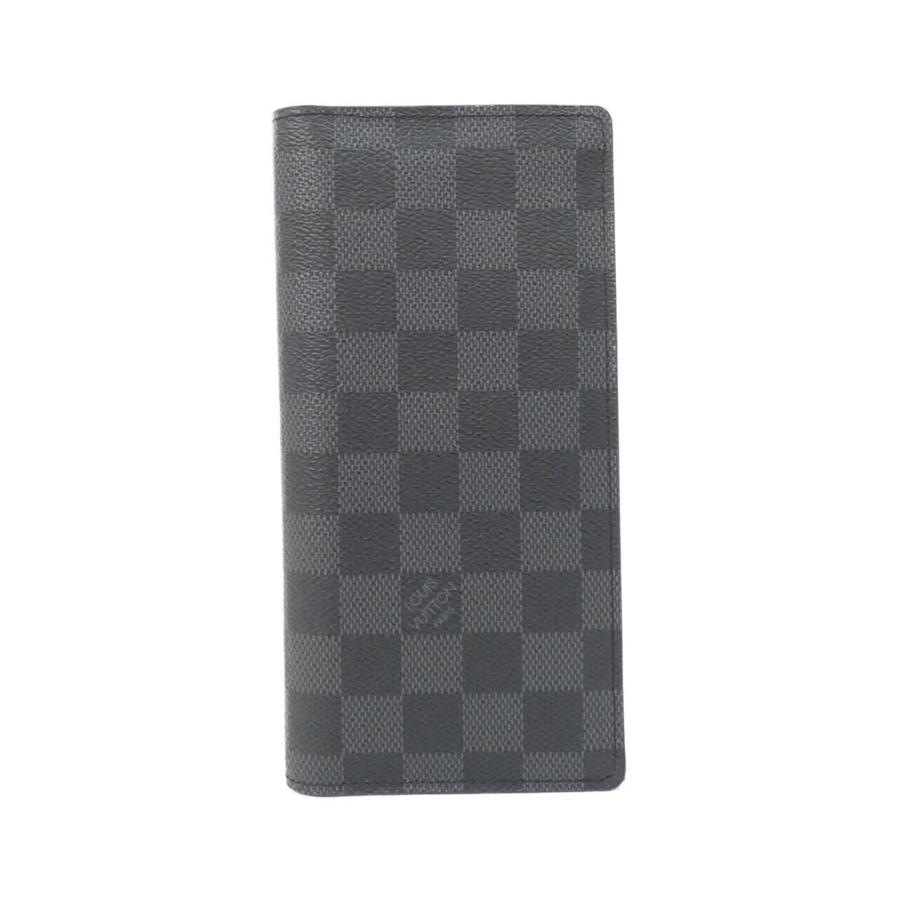 Louis Vuitton Damier Graphite Portefeuille Brazza Wallet