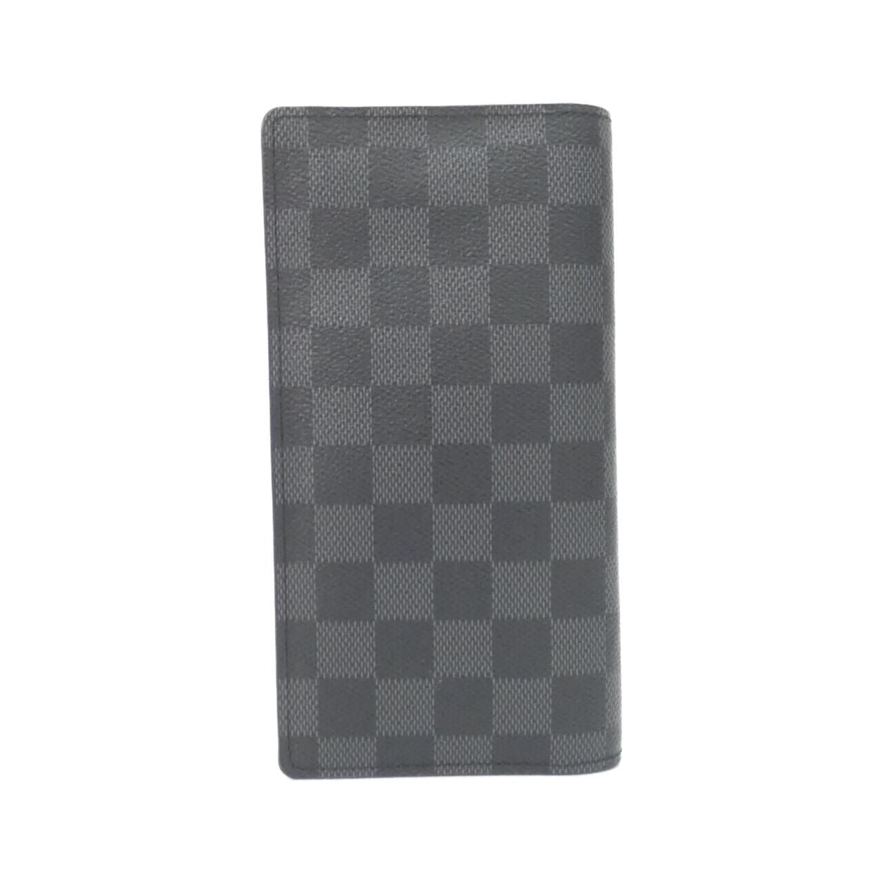 Louis Vuitton Damier Graphite Portefeuille Brazza Wallet