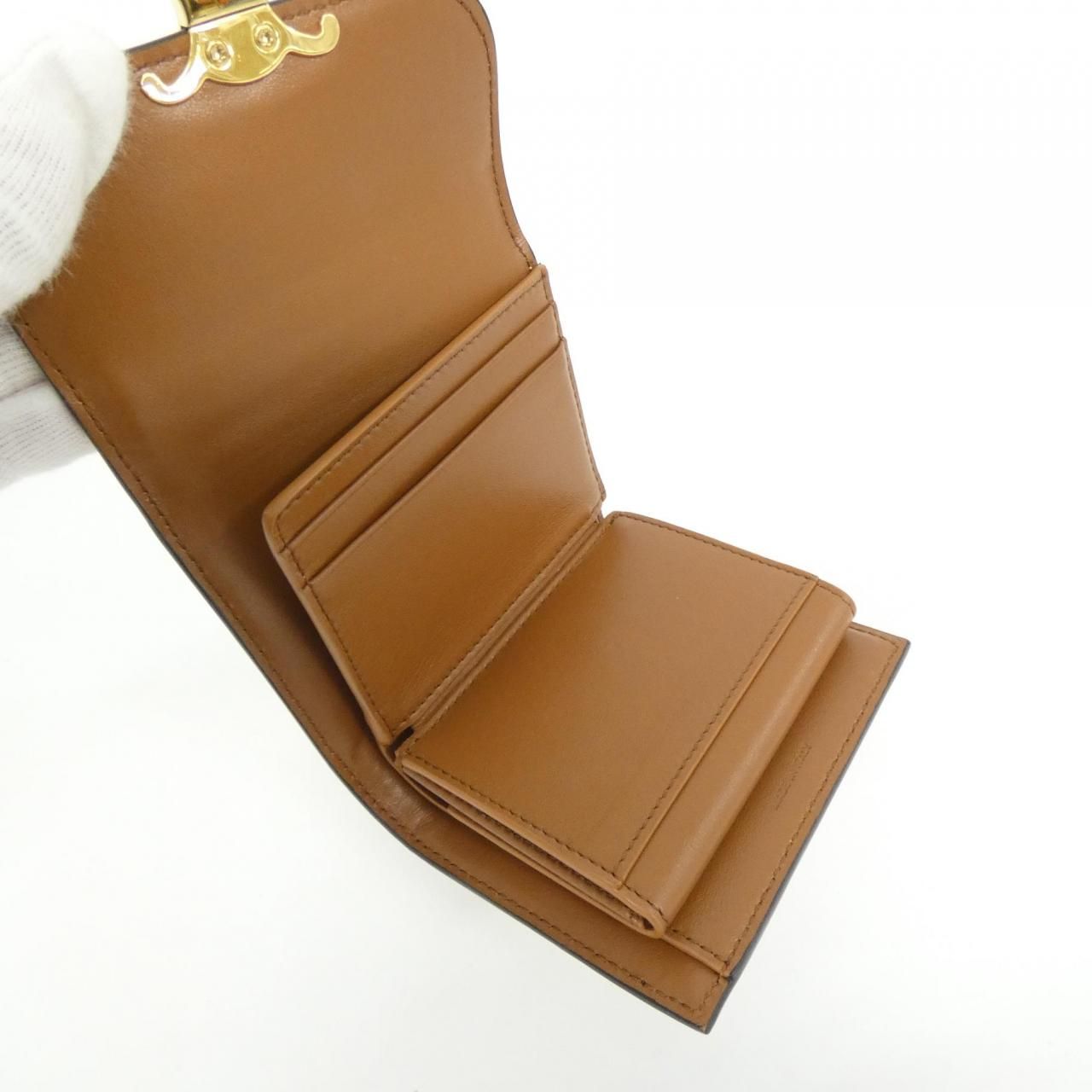 Celine Wallet Tan