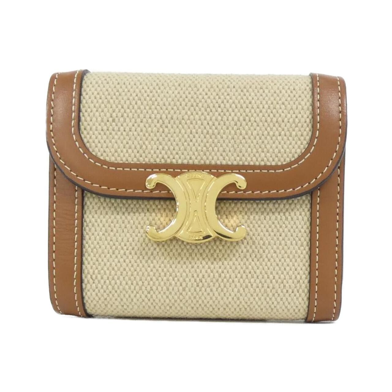 Celine Wallet Tan