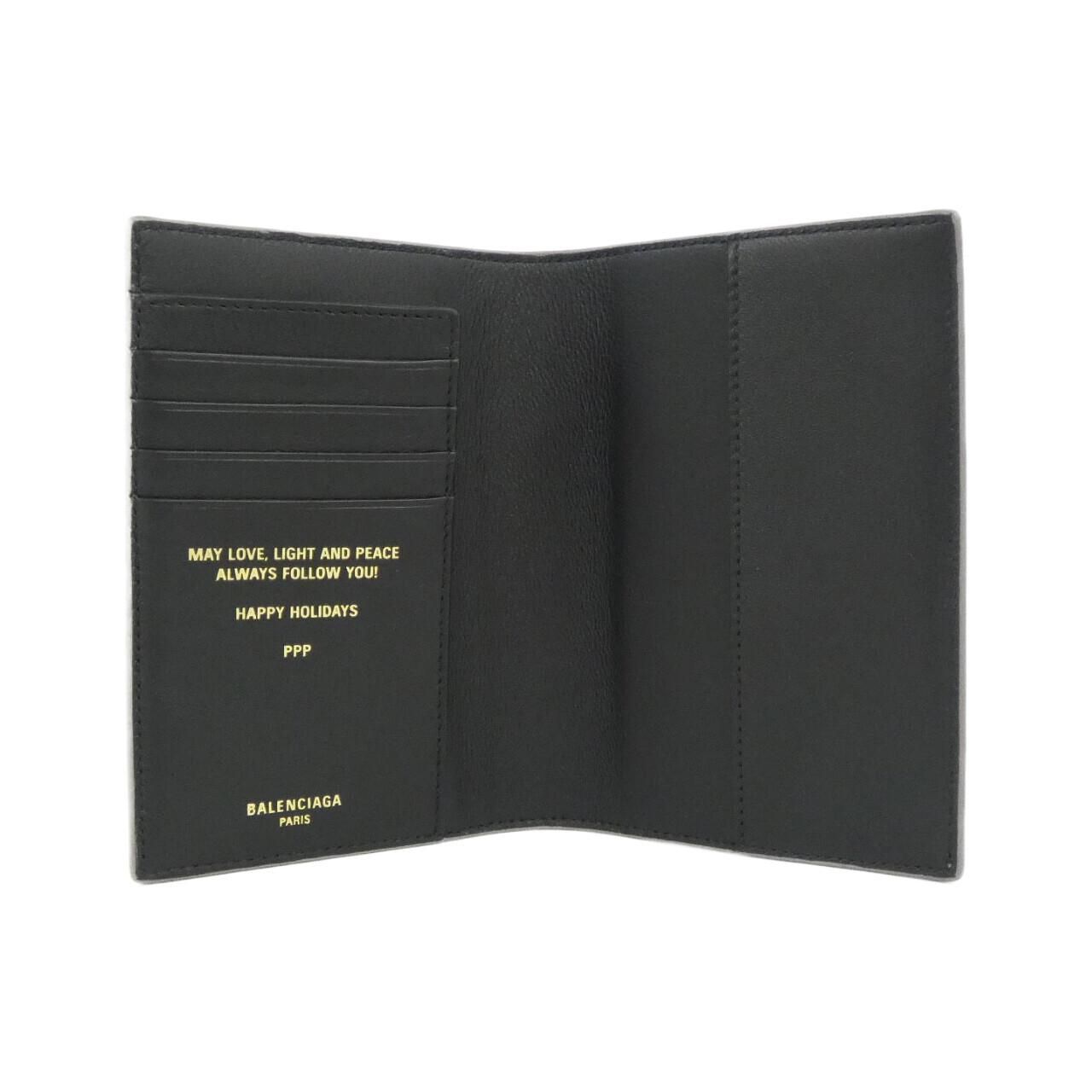 Balenciaga Passport Case Passport Holder Gray
