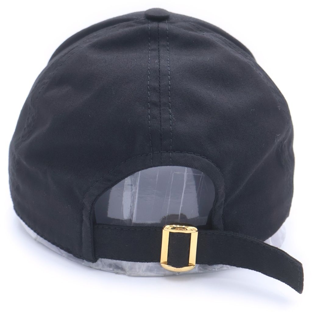 Celine Logo Embroidery Baseball Cap Black Hat