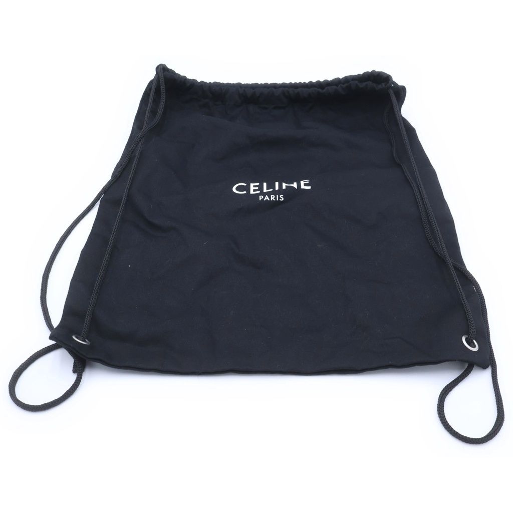 Celine Logo Embroidery Baseball Cap Black Hat