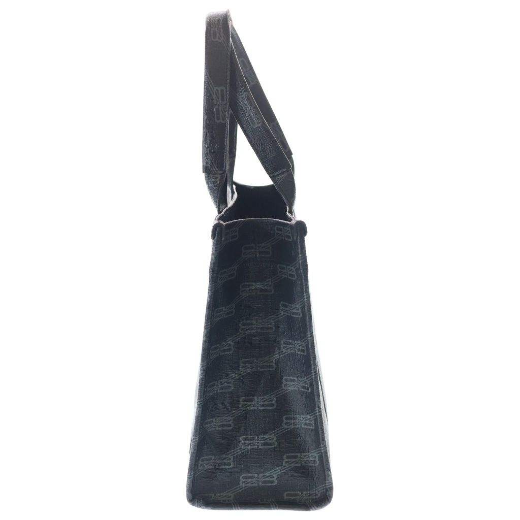 Balenciaga Small 2-Way Shoulder Bag Black Leather Silver