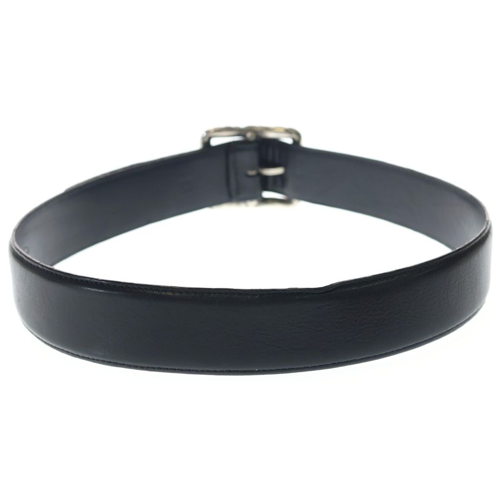 Chrome Hearts Blt Scrlrec Rectangle Scroll Leather Belt