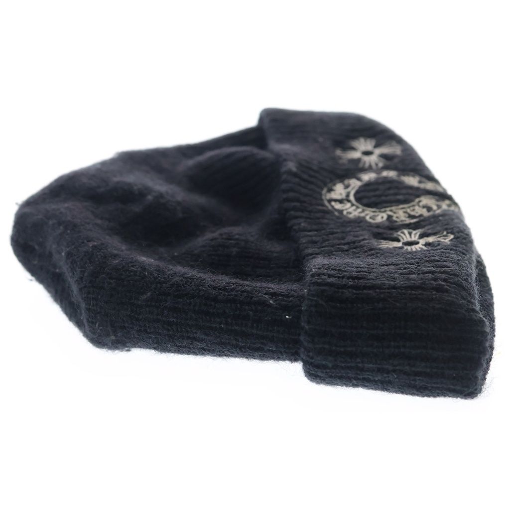 Chrome Hearts Wool Watch Cap CH Plus Horse Shoe Knit Cap Beanie Hat Black