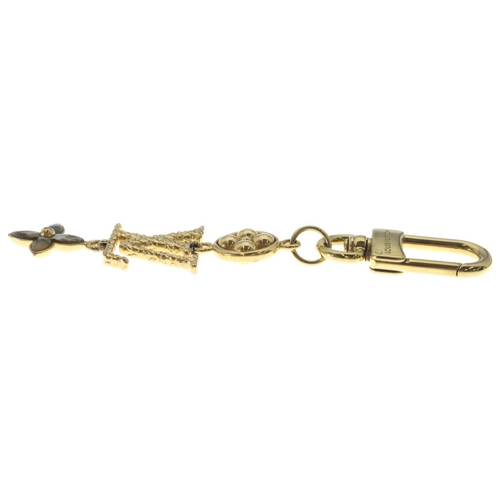 Louis Vuitton LV Wonder of Sea Gold Bag Charm Key Ring Key Holder