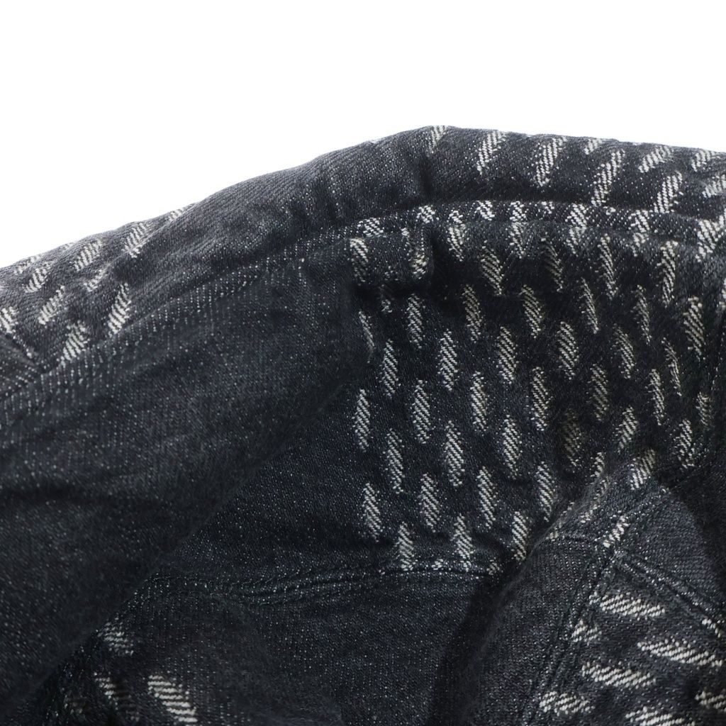 Louis Vuitton Bonnet Damier Giant Wave Monogram Reversible Denim Bucket Hat