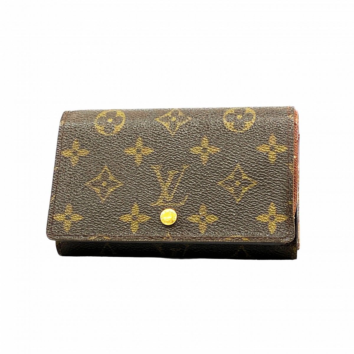 Louis Vuitton Wallet Monogram Porte-Monnaie Gip Brown