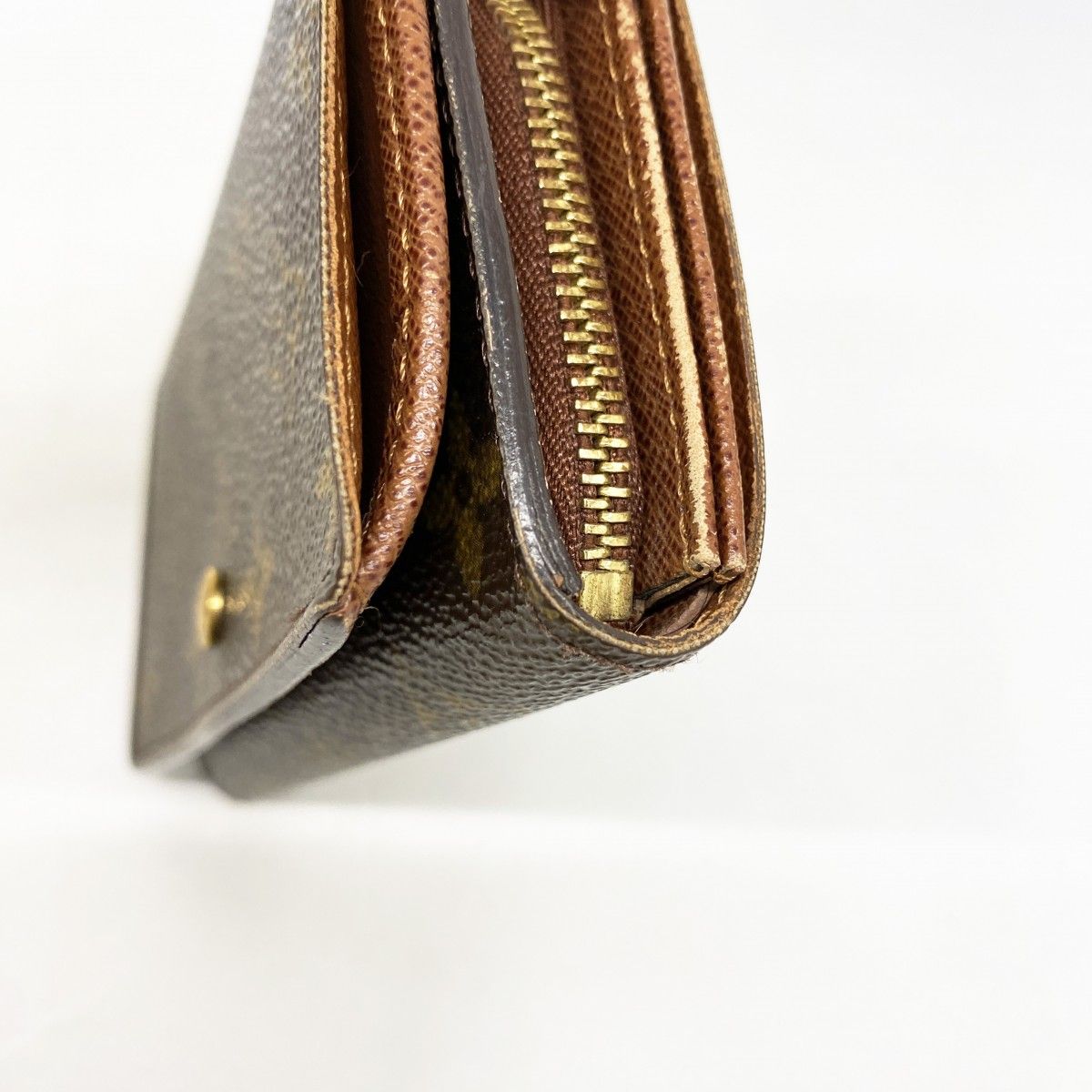 Louis Vuitton Wallet Monogram Porte-Monnaie Gip Brown