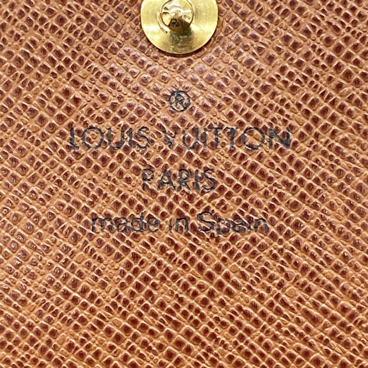 Louis Vuitton Wallet Monogram Porte-Monnaie Gip Brown